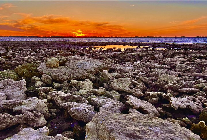 Sunset at El Dorado State Park, Kansas