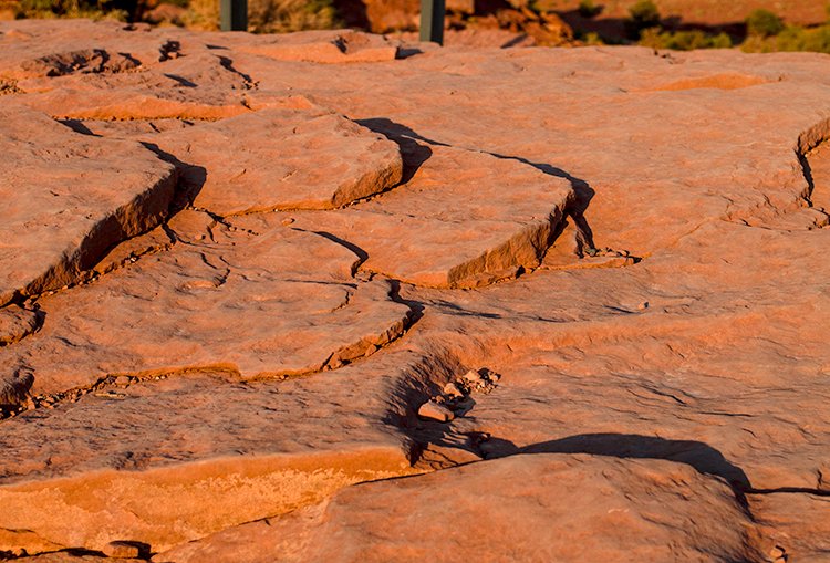 Water-eroded rocks at Capitol Reef National Park